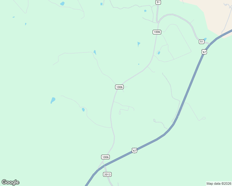 map of restaurants, bars, coffee shops, grocery stores, and more near 1336 County Road 1006 in Bluff Dale