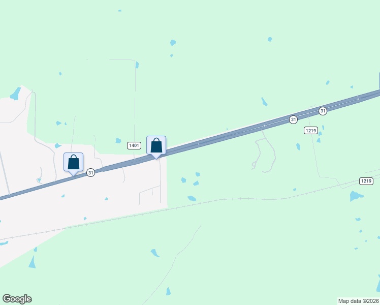 map of restaurants, bars, coffee shops, grocery stores, and more near State Highway 31 West in Malakoff