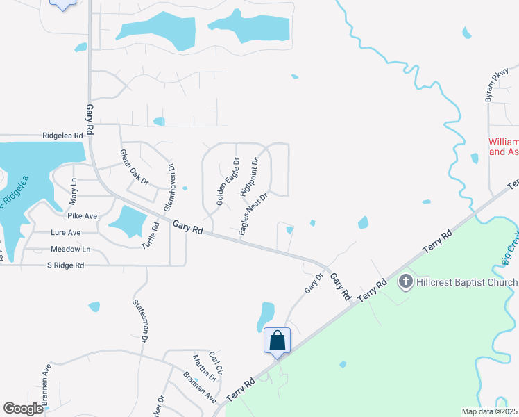 map of restaurants, bars, coffee shops, grocery stores, and more near 809 Eagles Nest Drive in Byram