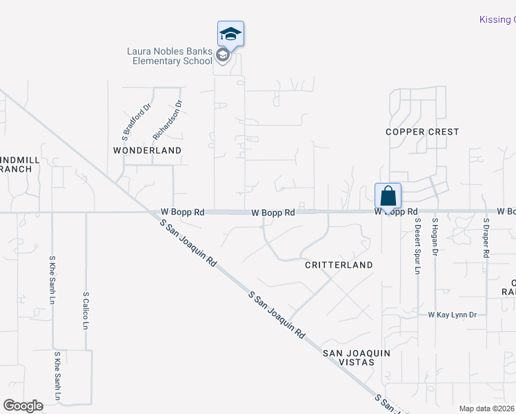map of restaurants, bars, coffee shops, grocery stores, and more near 8182 West Bopp Road in Tucson