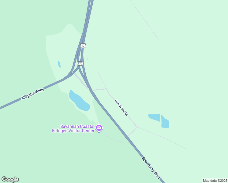 map of restaurants, bars, coffee shops, grocery stores, and more near 42-46 Oak Wood Drive in Hardeeville