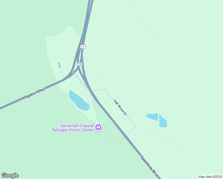 map of restaurants, bars, coffee shops, grocery stores, and more near 42 Oak Wood Drive in Hardeeville