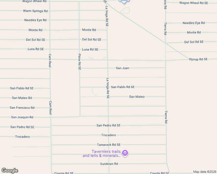 map of restaurants, bars, coffee shops, grocery stores, and more near 8800 San Pablo in Deming