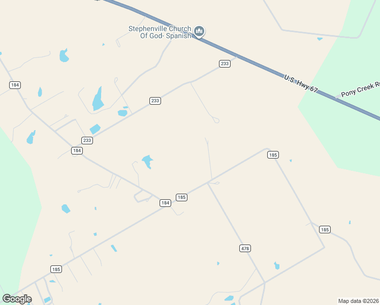 map of restaurants, bars, coffee shops, grocery stores, and more near in Stephenville
