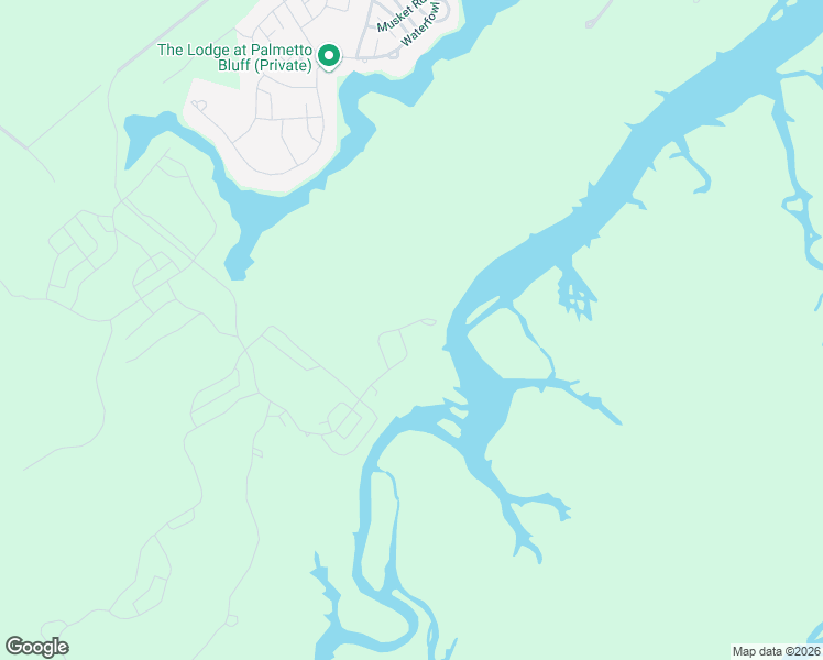 map of restaurants, bars, coffee shops, grocery stores, and more near 450 Old Landing Road in Bluffton