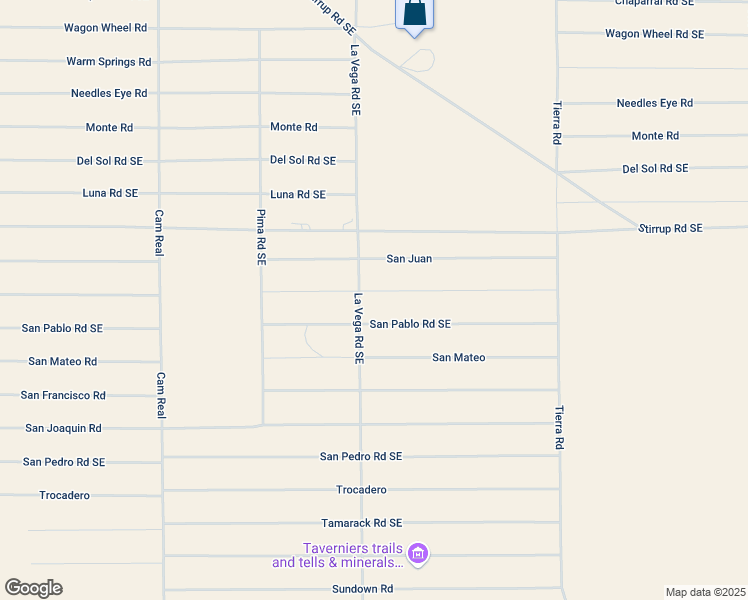 map of restaurants, bars, coffee shops, grocery stores, and more near San Jose in Deming