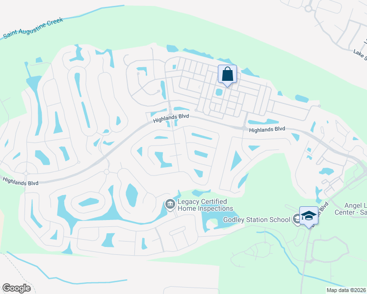 map of restaurants, bars, coffee shops, grocery stores, and more near 116 Wind Willow Drive in Savannah
