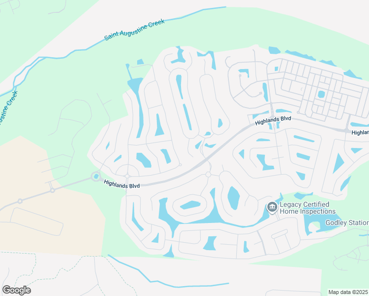 map of restaurants, bars, coffee shops, grocery stores, and more near 107 Redrock Court in Pooler