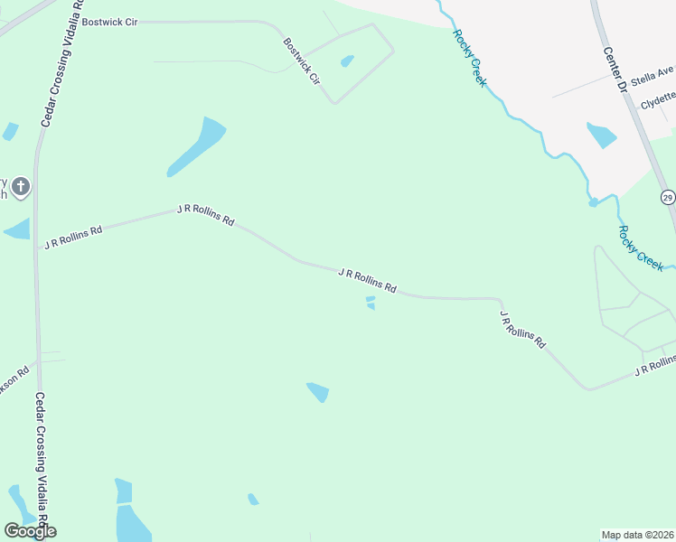 map of restaurants, bars, coffee shops, grocery stores, and more near 739 J R Rollins Road in Vidalia