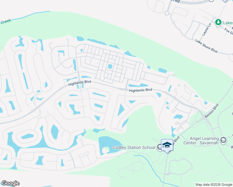 map of restaurants, bars, coffee shops, grocery stores, and more near 112 Waverly Way in Savannah