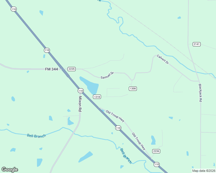 map of restaurants, bars, coffee shops, grocery stores, and more near 13282 County Road 1308 in Whitehouse