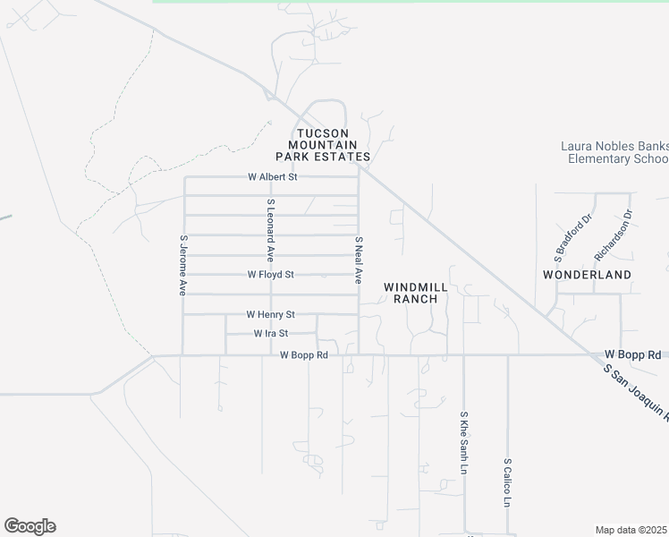 map of restaurants, bars, coffee shops, grocery stores, and more near 9025 West Edmond Street in Tucson