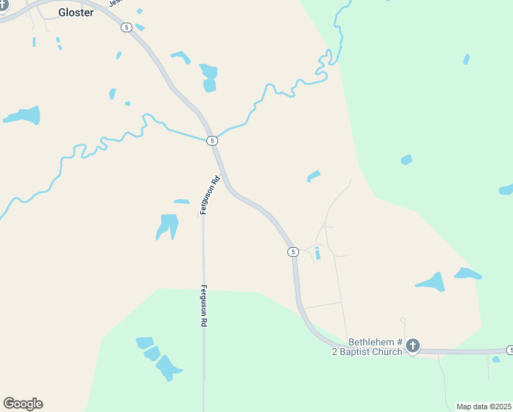 map of restaurants, bars, coffee shops, grocery stores, and more near Louisiana 5 in Gloster