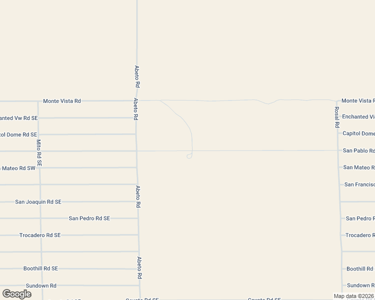 map of restaurants, bars, coffee shops, grocery stores, and more near Abeto Road in Deming