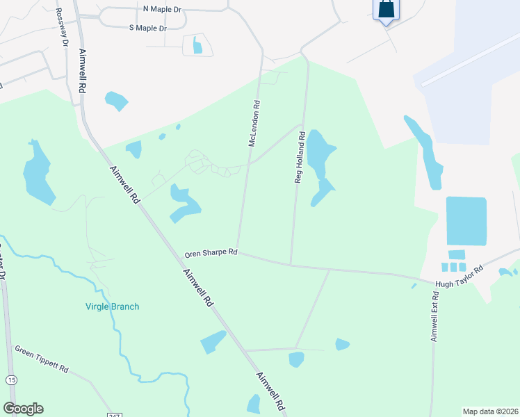 map of restaurants, bars, coffee shops, grocery stores, and more near 186 McLendon Road in Vidalia
