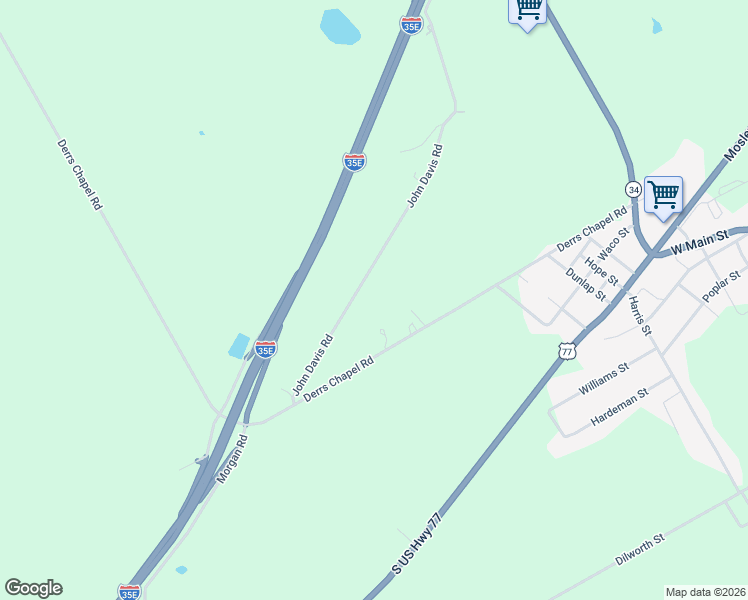 map of restaurants, bars, coffee shops, grocery stores, and more near 527 John Davis Road in Italy