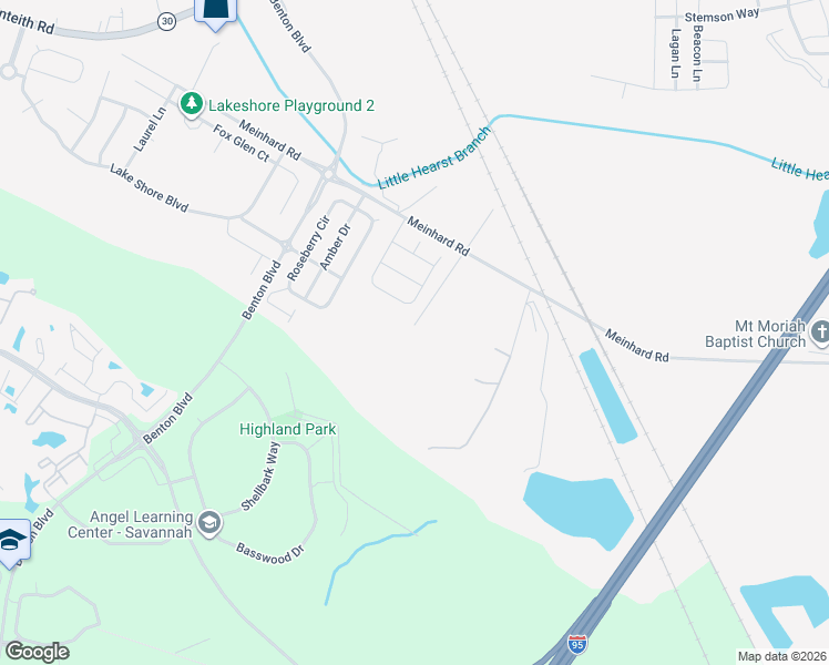 map of restaurants, bars, coffee shops, grocery stores, and more near 434 Punkin Bridge Rd in Port Wentworth