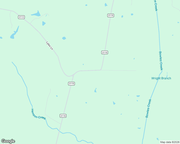 map of restaurants, bars, coffee shops, grocery stores, and more near 20005 County Road 2115 in Troup