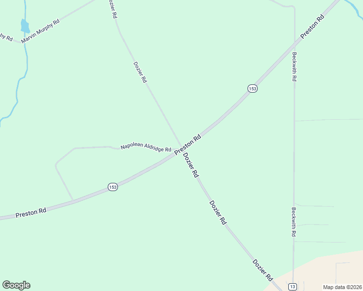 map of restaurants, bars, coffee shops, grocery stores, and more near 36 Shiloh Road in Ellaville