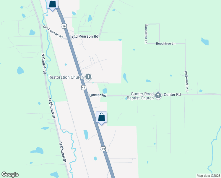 map of restaurants, bars, coffee shops, grocery stores, and more near 129 Arcon Drive in Florence