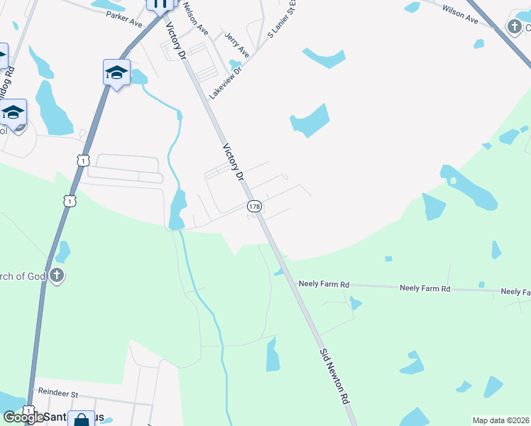 map of restaurants, bars, coffee shops, grocery stores, and more near 122 Pecan Drive in Lyons