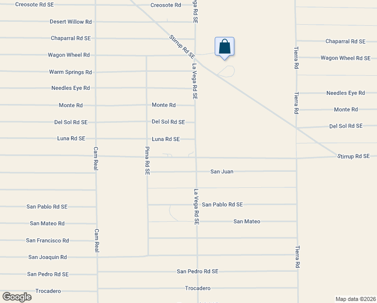 map of restaurants, bars, coffee shops, grocery stores, and more near 6904-6998 La Vega Road Southeast in Deming