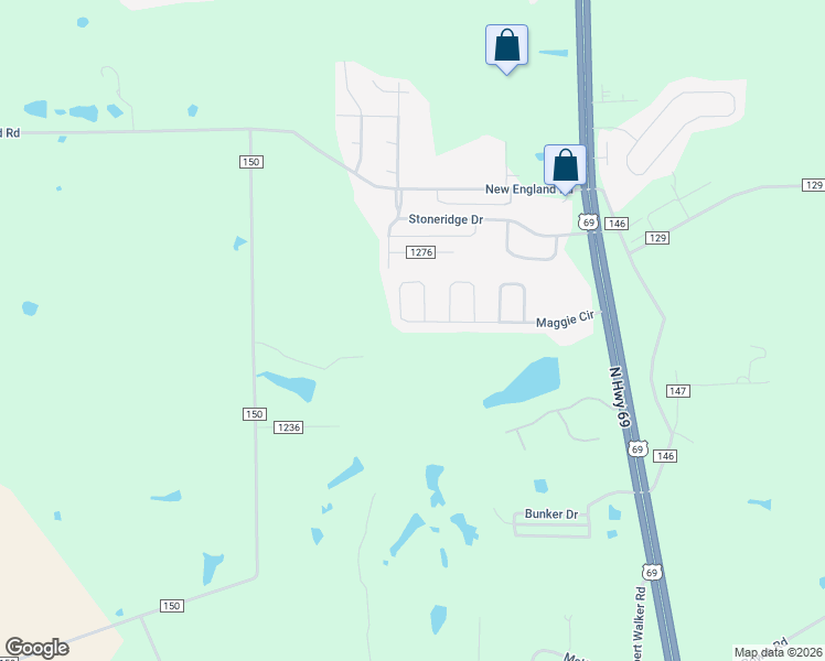 map of restaurants, bars, coffee shops, grocery stores, and more near 329 Maggie Circle in Flint