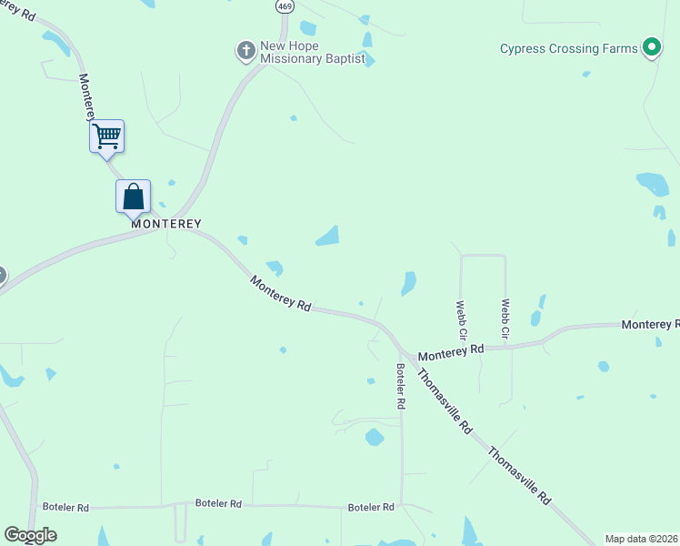 map of restaurants, bars, coffee shops, grocery stores, and more near 1437 Monterey Road in Florence