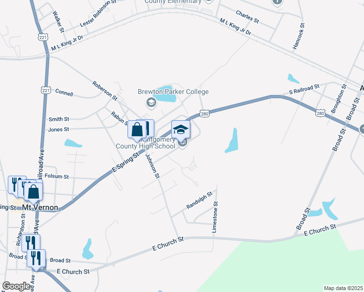 map of restaurants, bars, coffee shops, grocery stores, and more near 701C Dobbins Street in Mount Vernon