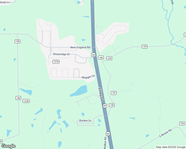 map of restaurants, bars, coffee shops, grocery stores, and more near 100 Maggie Circle in Flint