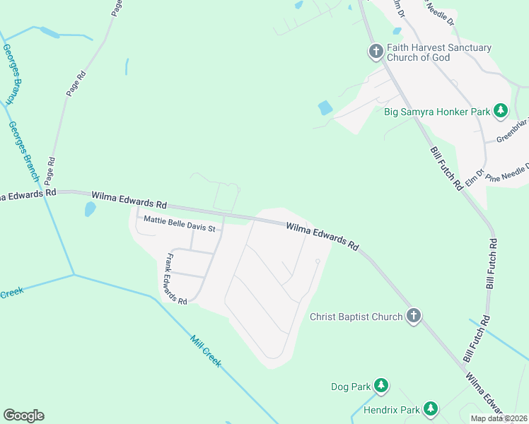 map of restaurants, bars, coffee shops, grocery stores, and more near 3003 Wilma Edwards Road in Ellabell