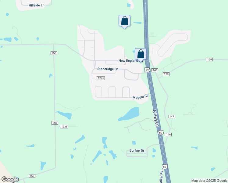 map of restaurants, bars, coffee shops, grocery stores, and more near 213 Cass Circle in Flint