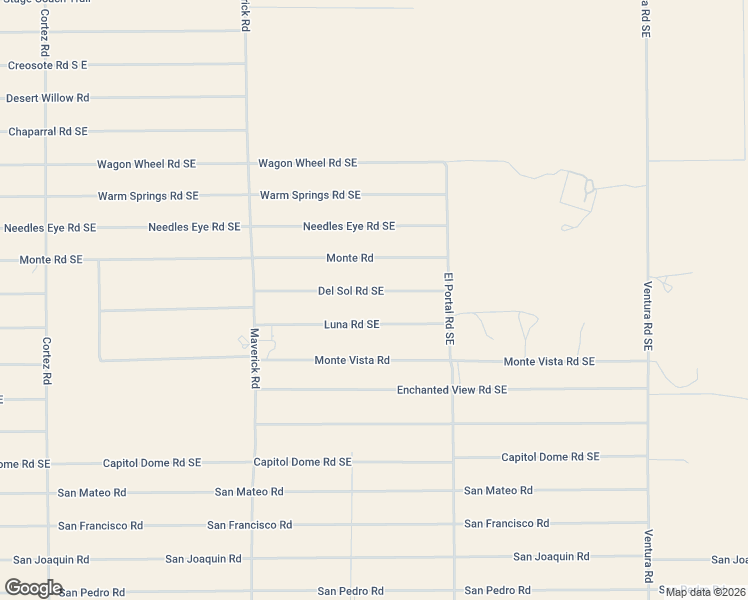 map of restaurants, bars, coffee shops, grocery stores, and more near 5000-5498 Del Sol Road Southeast in Deming