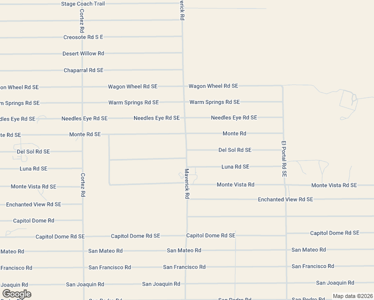map of restaurants, bars, coffee shops, grocery stores, and more near 5000 Del Sol Road Southeast in Deming