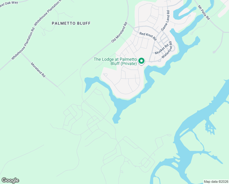 map of restaurants, bars, coffee shops, grocery stores, and more near 319 Waterfowl Road in Bluffton