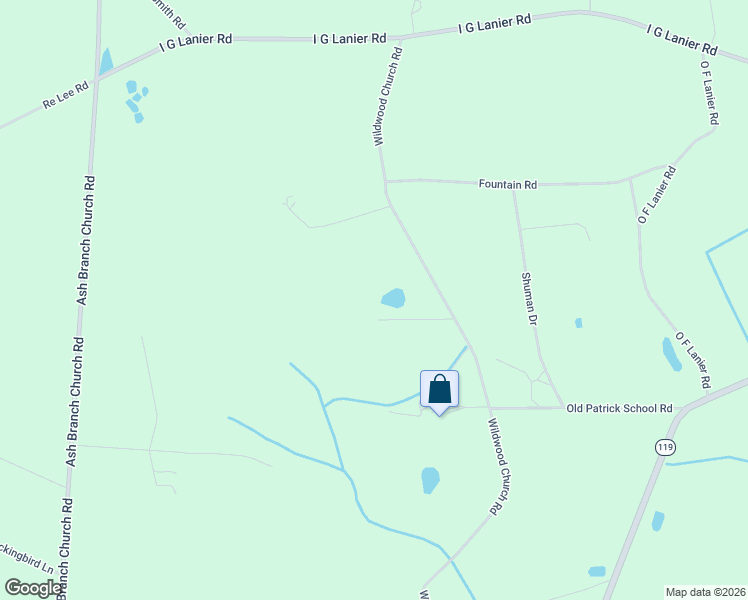 map of restaurants, bars, coffee shops, grocery stores, and more near 1399 Wildwood Church Road in Pembroke