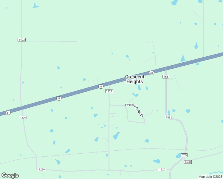 map of restaurants, bars, coffee shops, grocery stores, and more near 3180 Texas 31 in Malakoff