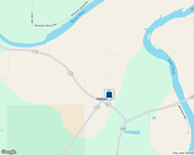 map of restaurants, bars, coffee shops, grocery stores, and more near Howard Road in Caldwell Parish