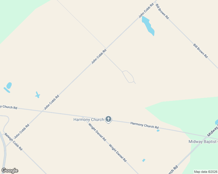 map of restaurants, bars, coffee shops, grocery stores, and more near 202 John Cobb Road in Hawkinsville