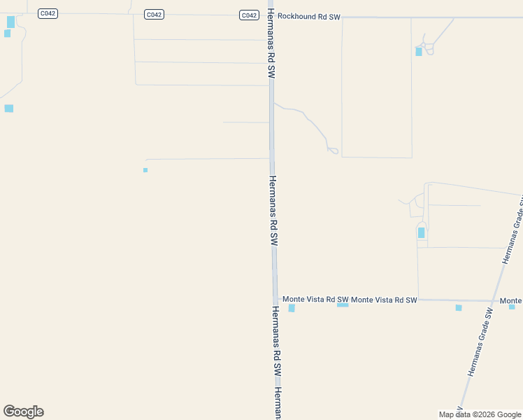 map of restaurants, bars, coffee shops, grocery stores, and more near 6680 Hermanas Road Southwest in Deming