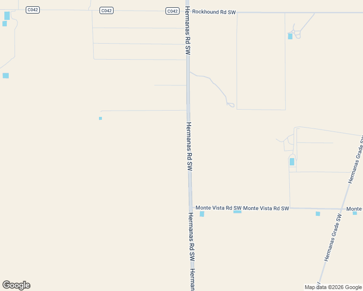 map of restaurants, bars, coffee shops, grocery stores, and more near 6680 Hermanas Road Southwest in Deming