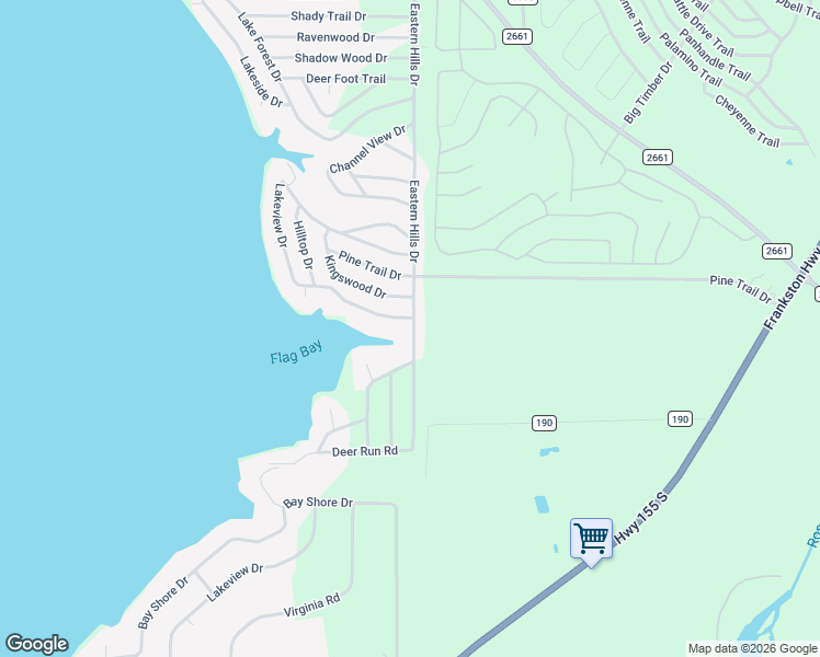 map of restaurants, bars, coffee shops, grocery stores, and more near 20394 Lakeshore Drive in Flint