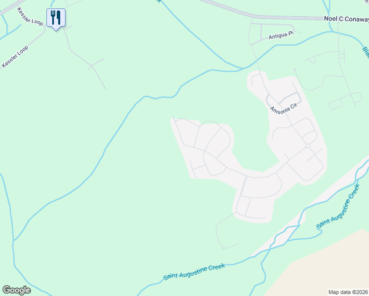 map of restaurants, bars, coffee shops, grocery stores, and more near Butternut Boulevard in Guyton