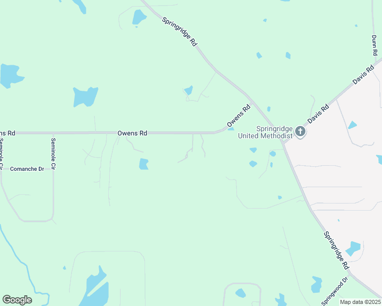 map of restaurants, bars, coffee shops, grocery stores, and more near 3267 Owens Road in Terry