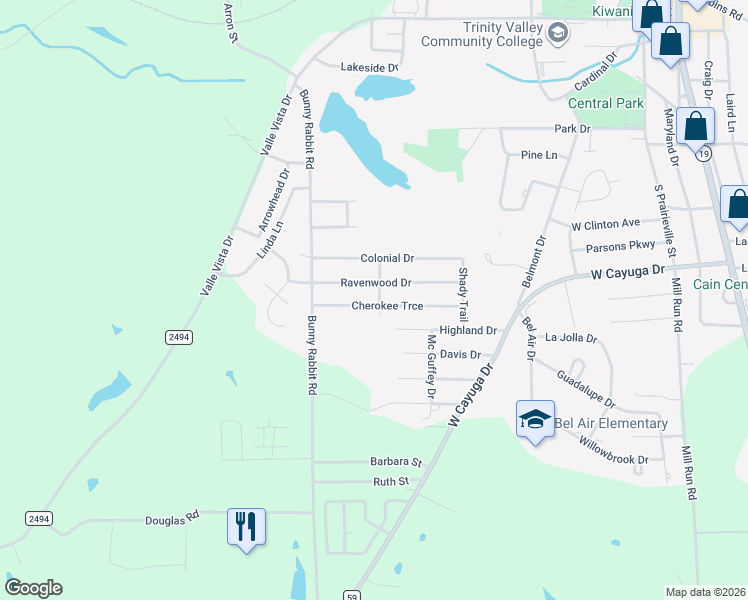 map of restaurants, bars, coffee shops, grocery stores, and more near 522 Richards Street in Athens