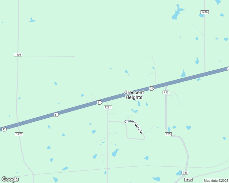 map of restaurants, bars, coffee shops, grocery stores, and more near 2940 State Highway 31 West in Malakoff