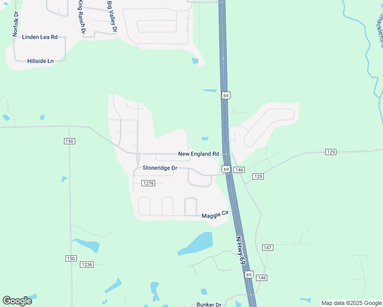 map of restaurants, bars, coffee shops, grocery stores, and more near 885 County Road 149 in Flint