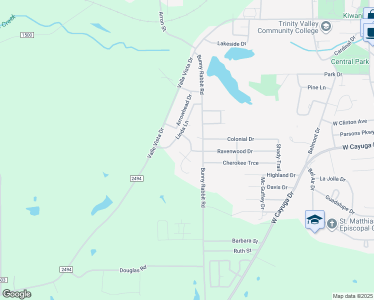 map of restaurants, bars, coffee shops, grocery stores, and more near 111 Louise Lane in Athens