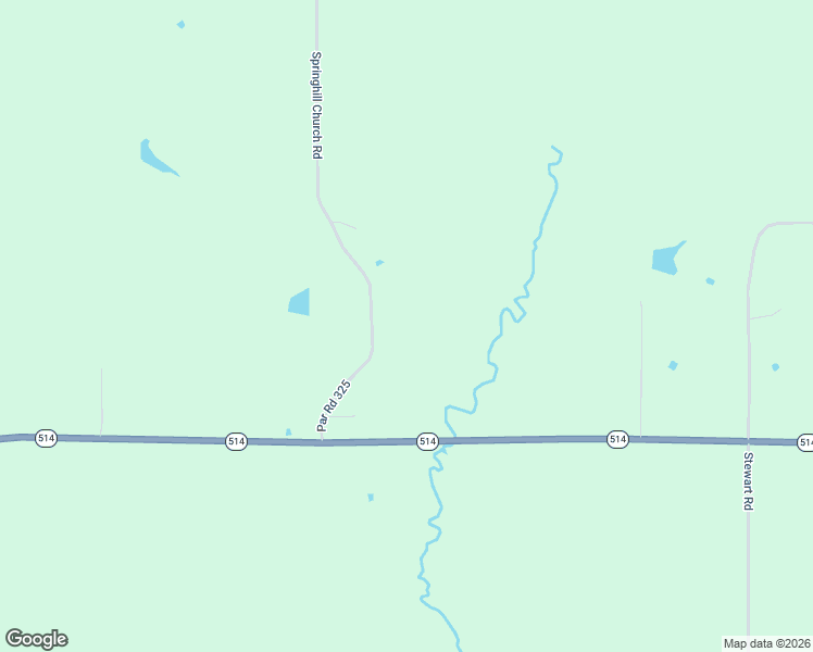 map of restaurants, bars, coffee shops, grocery stores, and more near 5779 Springhill Church Road in Ringgold