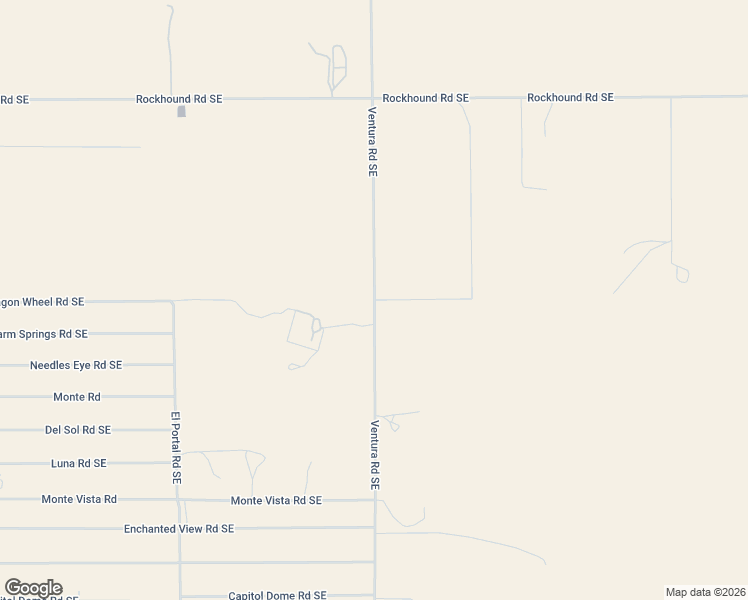 map of restaurants, bars, coffee shops, grocery stores, and more near 6556 Ventura Road Southeast in Deming